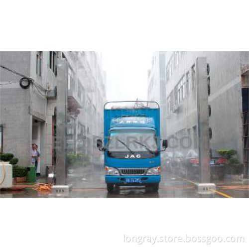 Vehicle Disinfection Channel